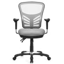 Ergonomic Mesh Office Chair with Adjustable Back Height and Armrests