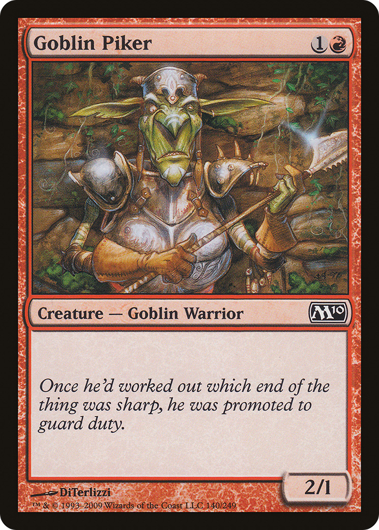 Goblin Piker (M10-140) - Magic 2010 Foil