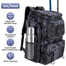 Fishing Backpack 42L with Rod Holders & 16 Pockets