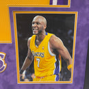 Lamar Odom Signed Jersey Frame JSA Los Angeles Lakers Autographed
