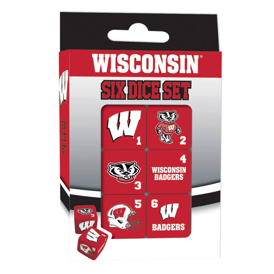 Wisconsin Badgers Dice Set - 19mm