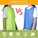 5Pcs Mesh Scrimmage Vests Soccer Basketball Team Training Pinnies Jerseys Shirt Adult Size