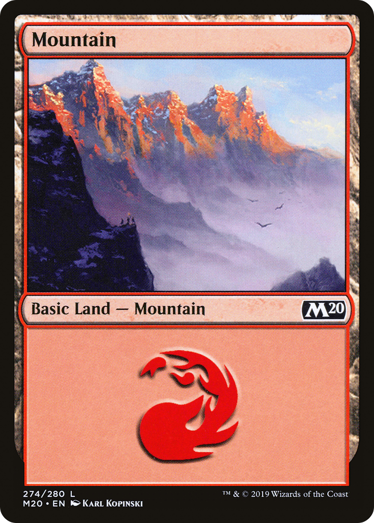 Mountain (M20-274) - Core Set 2020 Foil