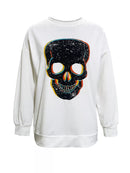 Graphic Round Neck Dropped Shoulder T-Shirt