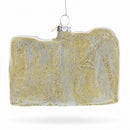 Mount Rushmore, South Dakota Glass Christmas Ornament