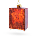 Nostalgic Retro Classic TV Blown Glass Christmas Ornament