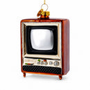Nostalgic Retro Classic TV Glass Christmas Ornament