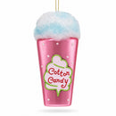 Cotton Candy Glass Christmas Ornament