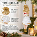 Screen Legend Glass Christmas Ornament