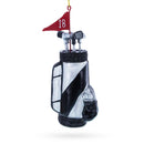 Golf Bag with Clubs Blown Glass Christmas Ornament