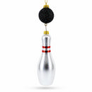 Striking Bowling Ball Glass Christmas Ornament