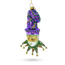 Mardi Gras Mask Blown Glass Christmas Ornament