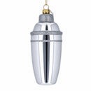 Bar Cocktail Shaker Glass Christmas Ornament
