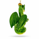 Flying Dragon Glass Christmas Ornament