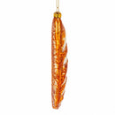 Baguette Bread Glass Christmas Ornament