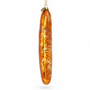 Baguette Bread Glass Christmas Ornament