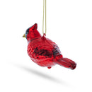 Red Cardinal Blown Glass Christmas Ornament