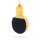 Sporty Ping-Pong Paddle Blown Glass Christmas Ornament