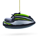 Personal Watercraft Jet Ski Blown Glass Christmas Ornament