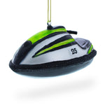 Personal Watercraft Jet Ski Blown Glass Christmas Ornament