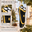Electric Shaver Glass Christmas Ornament