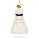 Playful Badminton Shuttlecock Birdie Blown Glass Christmas Ornament
