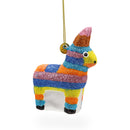 Donkey Pinata Blown Glass Christmas Ornament