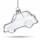 Car Clear Glass Christmas Ornament