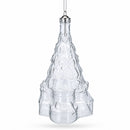 Gifts by Christmas Tree Clear Glass Christmas Ornament.