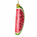 Watermelon Slice Glass Christmas Ornament