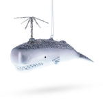 Whale Blown Glass Christmas Ornament