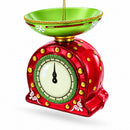 Kitchen Food Scale Glass Christmas Ornament