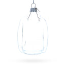 Hoodie Clear Glass Christmas Ornament