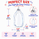 Hoodie Clear Glass Christmas Ornament