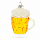 Glass of Foamy Beer Glass Christmas Ornament