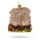 Wombats Roast Marshmallow Blown Glass Christmas Ornament