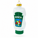 Ranch Dressing Glass Christmas Ornament