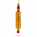 Kitchen Rolling Pin Glass Christmas Ornament