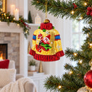 Festive Holiday Sweater Glass Christmas Ornament
