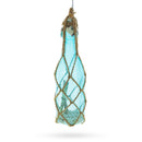 Nautical Sea Bottle with Sand Blown Glass Christmas Ornament