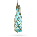 Nautical Sea Bottle with Sand Blown Glass Christmas Ornament