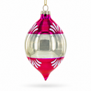 Vintage Tinsel Retro-Inspired Glass Christmas Ornament