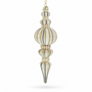 Vintage-Inspired Finial Glass Christmas Ornament