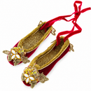 Red Shoes Glass Christmas Ornament