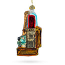 Paris Eiffel Tower Travel Keepsake from France Blown Glass Christmas Ornament