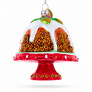 Glazed Cake Glass Christmas Ornament