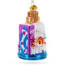 Landmarks of Los Angeles, California Blown Glass Christmas Ornament