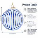 Jack in the Box Glass Christmas Ornament