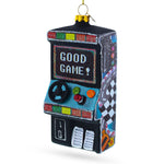 Retro Arcade Machine Blown Glass Christmas Ornament