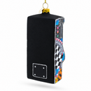 Retro Arcade Machine Glass Christmas Ornament